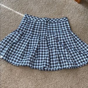 Plaid Tennis Skirt